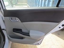 2012 HONDA CIVIC LX WHITE 4DR 1.8L VTEC AT A16325